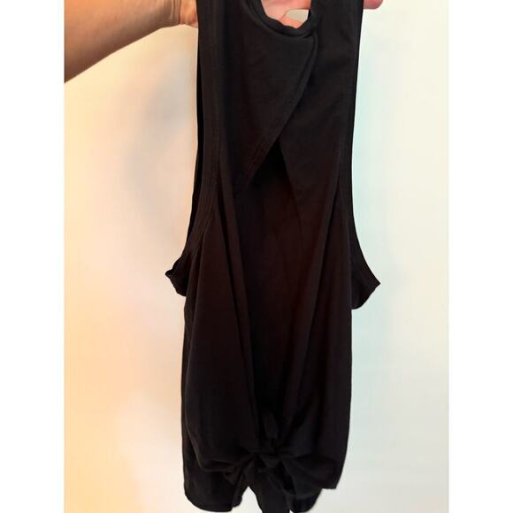 Lululemon Goal Up Tie Back Tank Sz 8 Black - Picture 5 of 5